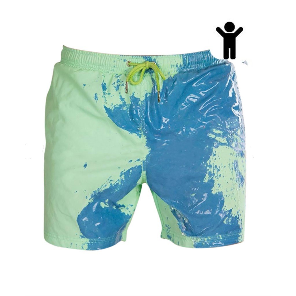 Magical Color change short Beach for Men Swimsuit Quick Dry