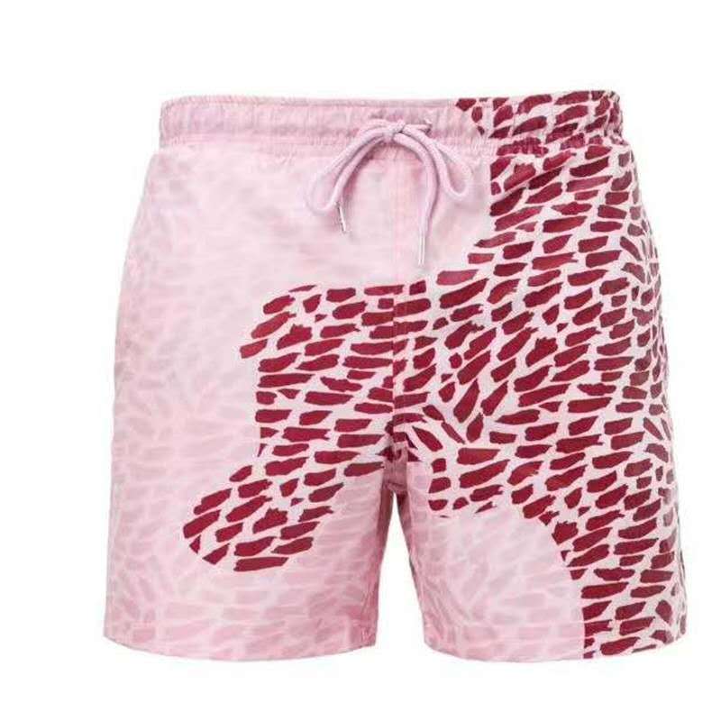 Magical Color change short Beach for Men Swimsuit Quick Dry